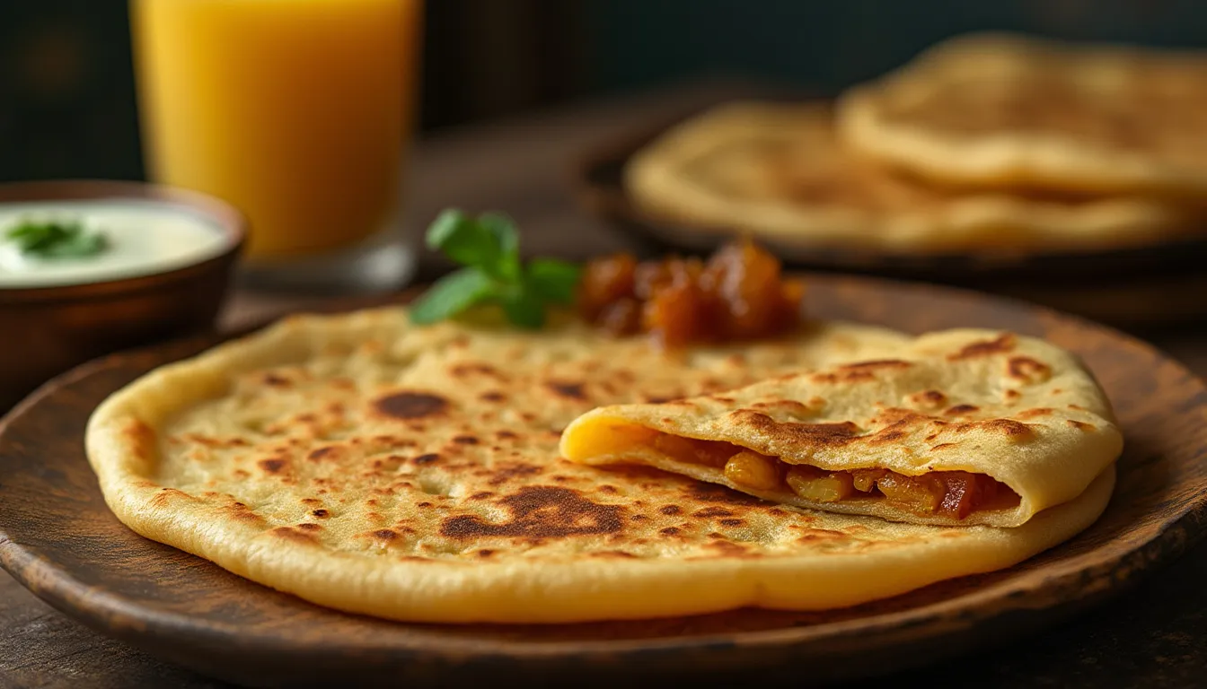 Aloo Paratha Without Ajwain