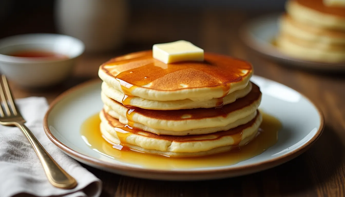 Fluffy Pancakes Without Eggs